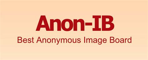 anon ib wv|What is Anon.